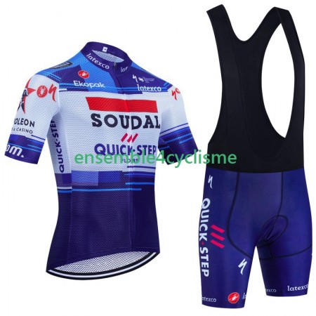 Tenue Maillot + Cuissard à Bretelles Soudal Quickstep 2023 Tenue Maillot + Cuissard à Bretelles Soudal Quickstep 2023